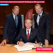 Fusion der Kreishandwerkerschaften Solingen und Wuppertal