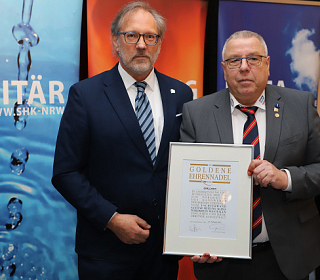 Lossprechung und Ehrung Dirk Leinen, Frühjahr 2025