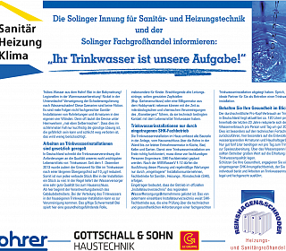 Ihr Trinkwasser ist unsere Aufgabe!